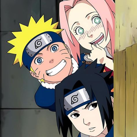 Team 7 Icon, 3 Anime Best Friends Icons, Sasuke And Sakura, Photo Naruto, Anime Kingdom, Sakura Icons, Naruto Team 7, Best Friends Cartoon, Naruto Teams