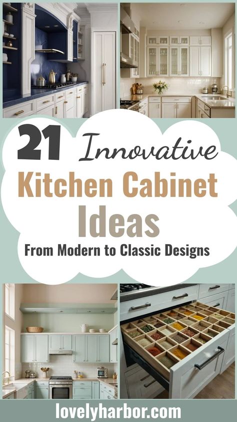 21 Inspiring Kitchen Cabinet Ideas: From Modern to Classic Designs 2 Kitchen Cabinet Ideas For Small Kitchens, Interior Design Kitchen Cabinets, Best Kitchen Cabinet Layout, Kitchen Cupboard Designs Layout, Kitchen Cabinet Special Features, Modern Minimalist Kitchen Ideas, Kitchen Cabinet Ideas For Small Spaces, Kitchen Cupboard Layout, Most Functional Kitchen