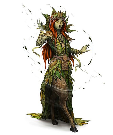 Dnd Faerie, Dnd Druid, Pathfinder Character, Pathfinder Rpg, The Elder Scrolls, Forest Creatures, Fantasy Races, Dnd Characters, Character Portraits