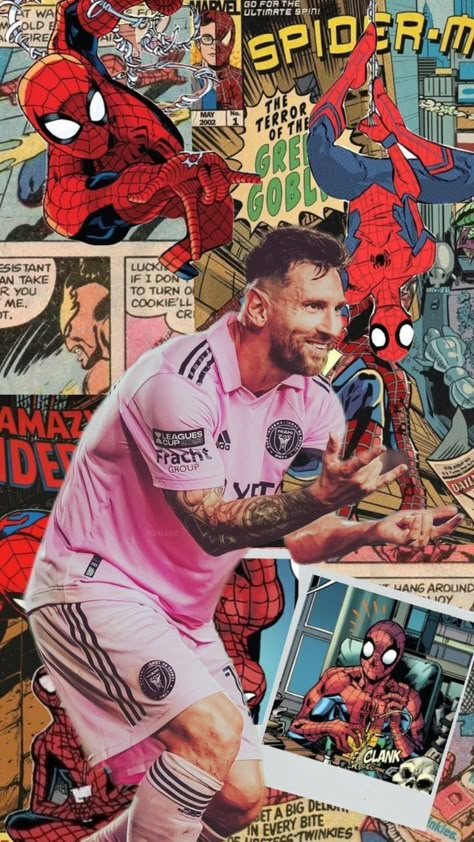 Soccer Collage, Wallpaper Soccer, Lionel Messi Posters, Messi Pictures, Messi Poster, Messi Videos, Lionel Messi Barcelona, Cr7 Messi, Image Spiderman