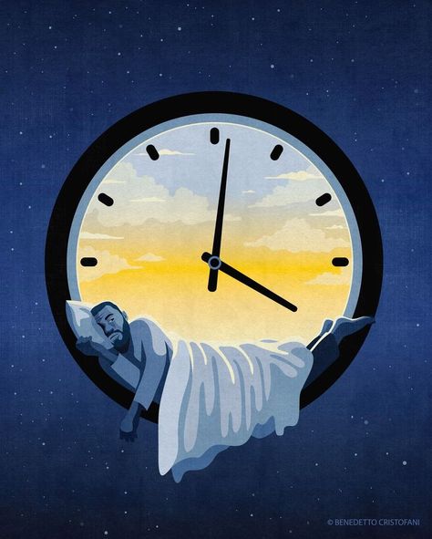 Scientists Illustration, Clock Work, Book Illustration Design, Body Clock, Sleep Cycle, University Of Miami, Overall Health, Deep Sleep, Editorial Illustration