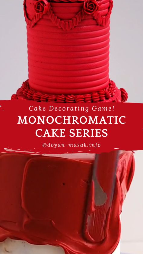 Hello, cake enthusiasts! Today, we're diving into the world of monochromatic cake decorating—a stylish and elegant approach that will take your cake creations to the next level. Monochromatic Cake Design, Monochromatic Cake, Hello Cake, Keep To Yourself, Cake Decoration Ideas, Cake Games, Special Cakes, Recipes Cake, Favorite Dessert