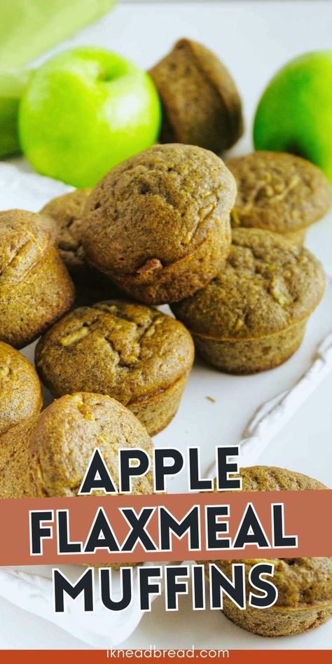 Apple Flaxmeal Muffins are a delicious and 
nutritious way to start your day. These muffins are packed with 
wholesome ingredients like flaxseed meal, grated apples, and a touch of 
maple syrup for sweetness. They're perfect for a quick and healthy 
breakfast or a satisfying afternoon snack. 
Plus, they're easy to make and require minimal prep work, making them a great option for busy mornings. Flaxmeal Muffins, Flax Seed Muffins, Pumpkin Spice Waffles, Quick And Healthy Breakfast, Flaxseed Meal, Banana Nut Muffins, Breakfast Bread Recipes, Pumpkin Scones, Knead Bread