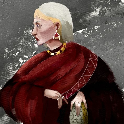 elaena on Tumblr Elaena Targaryen, Targaryen Art, Asoiaf Art, House Divided, Game Of Thrones Art, House Targaryen, Person Of Interest, Madonna And Child, House Of Dragons