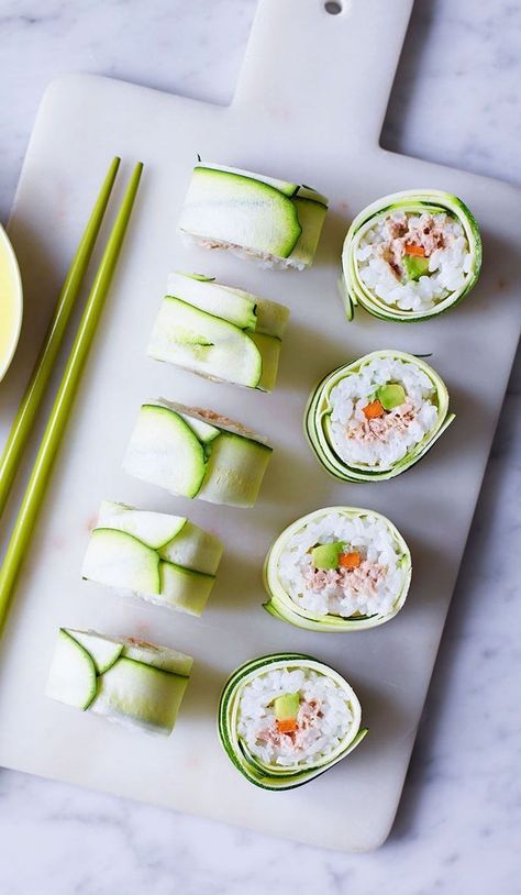 sushi Homemade Sushi Without Seaweed, Easy Sushi Rolls At Home Without Seaweed, Sushi Recipes Without Seaweed, How To Make Sushi Without Seaweed, Sushi No Seaweed, Sushi Alternative, Sushi Without Seaweed, Sushi Photo, Tuna Sushi Rolls