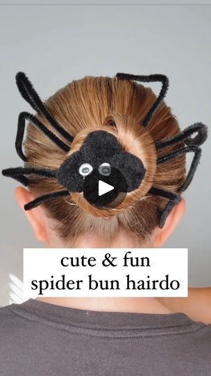 496K views · 342 reactions | CUTE SPIDER BUN FOR HALLOWEEN - What do you think? #hairstyle #hairtutorial | Mom Generations | Mom Generations · Original audio Spider Bun Hair, Spider Hairstyle Halloween, Spider Hairstyle, Carnaval Costumes, Cute Spider, Carnaval Costume, Halloween Hair, Bun Hairstyles, Kids Hairstyles