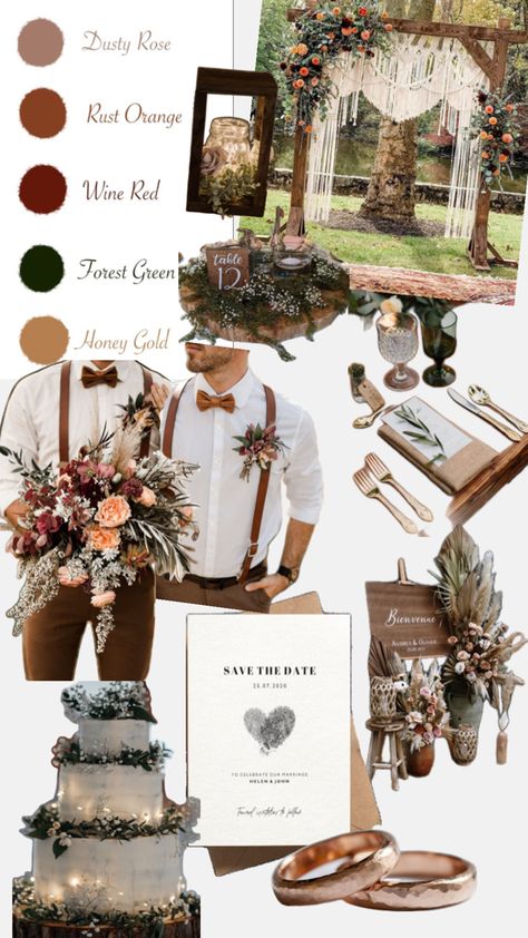 LGBT rustic wedding mood board Boho Wedding Pallet, Rustic Wedding Colour Scheme, Mood Board Wedding Inspiration, Western Wedding Color Palette, Rustic Wedding Mood Board, Country Wedding Color Schemes, Rustic Wedding Color Palette, Rustic Mood Board, Rustic Wedding Color Schemes