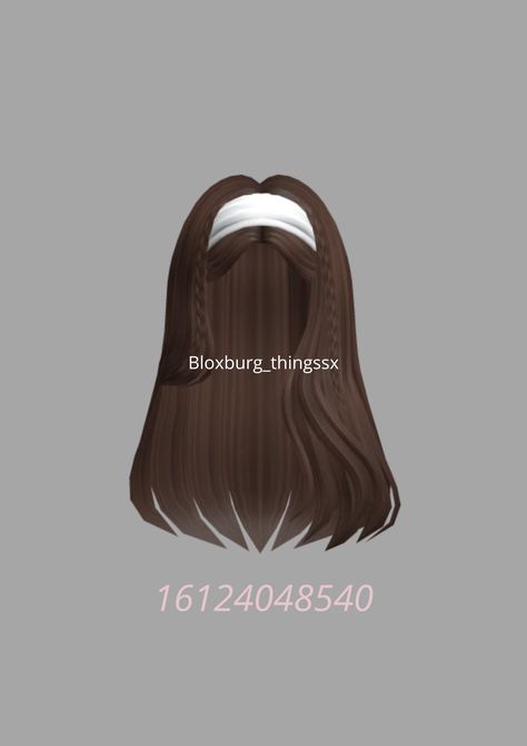 16124048540 This is a hair code for games in roblox. You can use the code in games like Bloxburg, Brookhaven, Berry Avenue,... Berry Ave Two Toned Hair Codes, Brown Hair Code Bloxburg, Berry Avenue Codes Bangs, Rambut Roblox, Berry Avenue Brown Hair Codes, Brown Hair Codes For Berry Ave, Roblox Brown Hair Codes, Roblox Hair Codes, Bloxburg Christmas