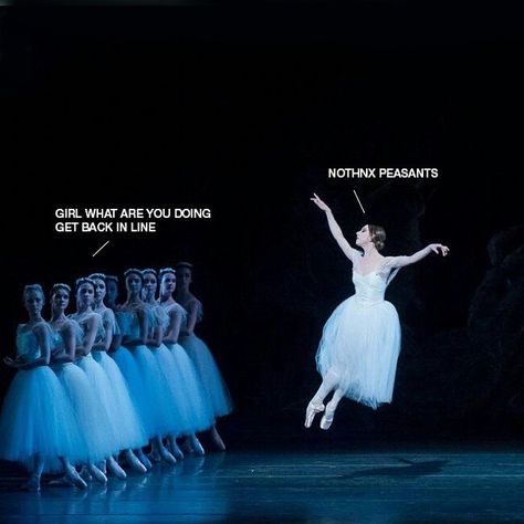 Isabella Boylston in Giselle, ABT Ballet Jokes, Ballet Humor, Dancer Things, Dance Problems, Dancer Quotes, Ballet Quotes, Dancer Problems, Dance Memes, Ballet Pictures