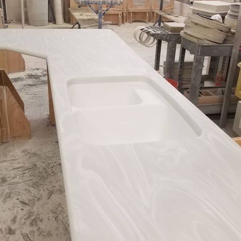 White Corian Countertops, Ortho Office, Onyx Kitchen, Corian Countertops, Neutral Kitchen, White Onyx, White Kitchen, Kitchen Countertops, Office Design