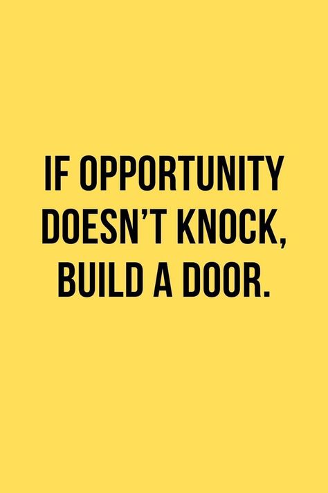 Build A Door, Building A Door, Inspiring Quotes, Knock Knock, Gaming Logos, Vision Board, Inspirational Quotes, Home Decor Decals, Quotes