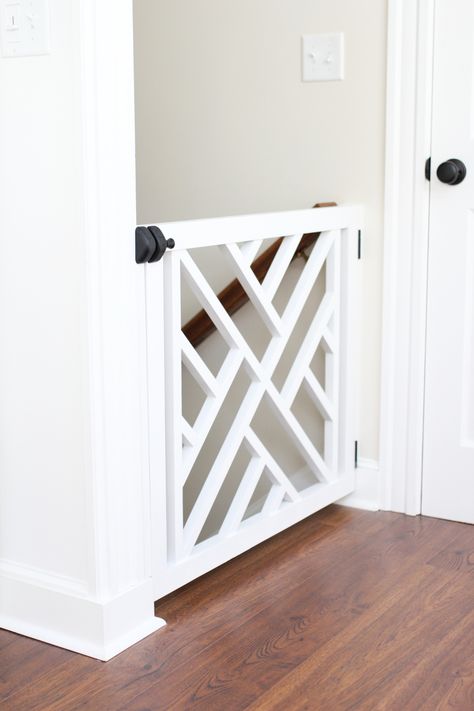 taking child safety to a whole new level with custom baby gates | Photography and Design: Melissa Baran Custom Baby Gates, Barn Door Baby Gate, Baby Gate For Stairs, Stair Gate, Baby Gate, Baby Gates, One Room Challenge, Room Challenge, Decorating Small Spaces