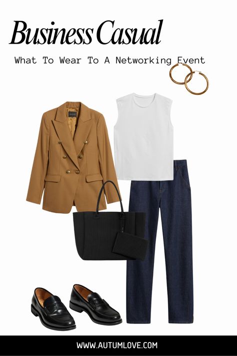 What To Wear To A Networking Event<br/> — Autum Love Client Visit Outfit, Client Wardrobe Guide, Women Networking Event Ideas, How To Host A Networking Event, Women’s Networking Event, Professional Event, Dress Appropriately, Networking Event, Event Outfit