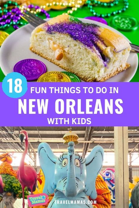 New Orleans With Kids, New Orleans Vacation, Kids Things To Do, The Big Easy, Visit New Orleans, Vacation Quotes, New Orleans Travel, Kid Friendly Activities, Kids Exploring