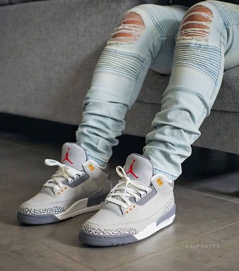 Air Jordan on Instagram: ““Cool Grey” Jordan 3 is coming back in 2021 👀, Cop or Pass? 😍 ▪️ ▪️ Follow @jordanismykicks for more!” Jordan 3 Cool Grey Outfit, Jordan 3 Cool Grey, Air Jordan 1 Court Purple, Jordan 3s, Grey Jordans, Nike Shoes Girls, Shoes Sneakers Jordans, Fresh Sneakers, Jordan Outfits