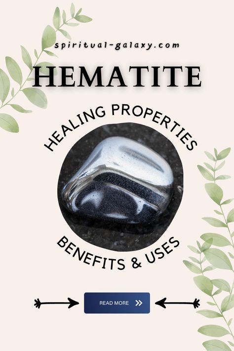 Hematite Crystal Meaning, Hematite Meaning, Hematite Properties, Witch Life, Eye Meaning, Crystal Work, Hematite Jewelry, Business 101, Hematite Crystal