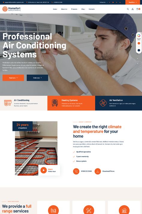 HomeFort is more than just a WordPress theme; it's a digital sanctuary designed to showcase the comfort and reliability of air conditioning and heating services. Website Branding Design, Air Conditioner Design, Website Planning, Air Conditioner Service, App Design Layout, Creative Design Agency, Illustrator Design Tutorial, Webdesign Inspiration, Shopify Website Design