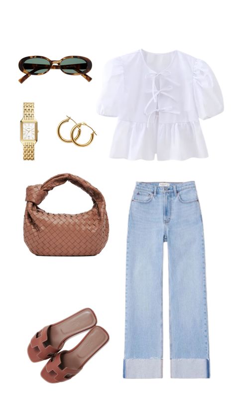 Casual Uni Outfits Summer, Summer Work Outfits 2024, Charleston Outfits Summer, The Hamptons Fashion, Rainy Day Outfit Summer, Casual Everyday Outfits, Chique Outfit, Classic Style Outfits, Skandinavian Fashion