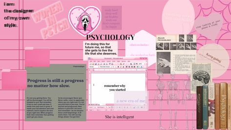 Psychology Desktop Wallpaper, School Laptop Wallpaper, Psychology Wallpaper Desktop, Psychology Wallpaper, Psych Major, School Wallpaper, Pink Laptop, Laptop Backgrounds, Psychology Student