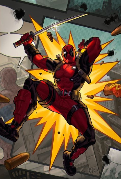 Deadpool Deadpool Anime, Books Science, Deadpool X Spiderman, Deadpool Art, Deadpool And Spiderman, Deadpool Comic, Deadpool Wallpaper, Wade Wilson, Marvel Superhero Posters