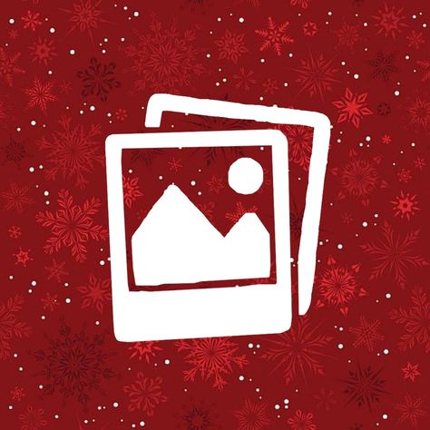 Photos Christmas Icon, Christmas Instagram Icon, Christmas Apps Icons, Christmas Wallper, Widget Christmas, Christmas Photos App Icon, Festive Aesthetic, Christmas Wallpaper Ipad, Winter App