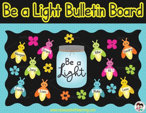 Buy Farmhouse Classroom Bulletin Board Kit, Firefly Editable Nametags, Classroom Door Décor, Educational Posters, Bulletin Border Online in India - Etsy Lightning Bug Bulletin Board, Fireflies Bulletin Board, Firefly Bulletin Board Ideas, Make A Wish Bulletin Board, Our Future Is Bright Bulletin Board, Fireflies Classroom Theme, Back To School Welcome Board, Dragonfly Classroom Theme, Firefly Decorations Classroom