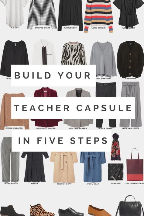 A simple Capsule Wardrobe in 5 Some what Easy Steps | Capsule wardrobe | capsule | teacher capsule wardrobe | work wardrobe | work capsule | work capsule wardrobe | Capsule Wardrobe Teacher, Teacher Wardrobe Capsule, Teacher Capsule Wardrobe, Work Capsule Wardrobe, Simple Capsule Wardrobe, Steps Dresses, Summer Teacher Outfits, Work Capsule, Teacher Wardrobe