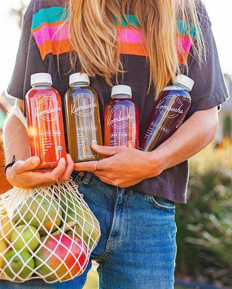 Kombucha Lifestyle Photography, Kombucha Advertising, Kombucha Aesthetic, Watermelon Shoot, Bottle Reference, Kombucha Health Benefits, Kombucha Drink, Kombucha Benefits, Fermented Tea