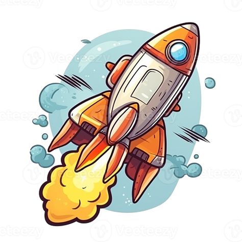 rocket cartoon digital illustration, generative ai, transparent background Rocket Illustration, Rocket Drawing, Cartoon Spaceship, Cartoon Rocket, Rocket Cartoon, Rocket Art, Cute Drawlings, Moon Vector, Rocket Design