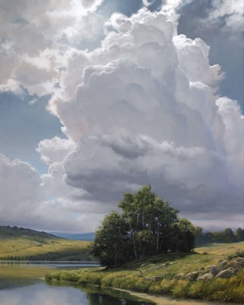 Renato Muccillo, Cloud Art, Sky Painting, Cloud Painting, Sky And Clouds, Nature Aesthetic, Landscape Photos, Painting Inspiration, Beautiful Landscapes