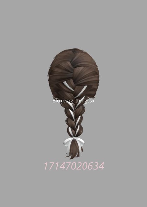 17147020634 This is a hair code for games in roblox. You can use the code in games like Bloxburg, Brookhaven, Berry Avenue,... Y2k Hair Bloxburg Codes, Bloxburg Vest Code, Brown Hair Brookhaven Codes, Berry Avenue Bow Code, Brown Hair Code Bloxburg, Berry Avenue Braid Hair Codes, Braids Roblox Code, Brown Hair Berry Avenue Codes, Curly Hair Codes Berry Ave