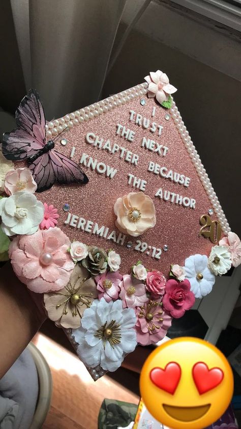 57+ Fierce Graduation Cap Ideas for the Ultimate Baddie Grad Things To Put On Your Graduation Cap, College Graduation Cap Ideas Christian, College Grad Cap Ideas Christian, Graduation Cap Designs For Business Major, High School Grad Party Ideas 2024, Designed Graduation Caps, Grad Hat Decoration Ideas, Decorated Graduation Gown, Decorative Caps For Graduation