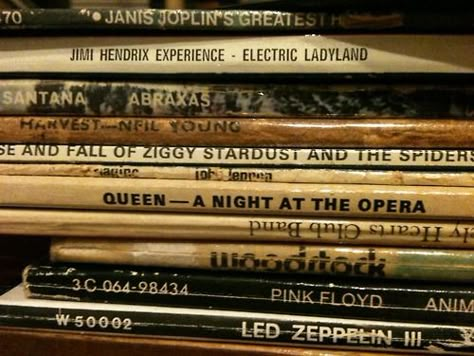 vinyls Vintage Vinyl Aesthetic, 70s Vinyl, Led Zeppelin Iii, Electric Ladyland, Window Photo, Fork In The Road, Spider Queen, Rock Aesthetic, The Fallen Angel