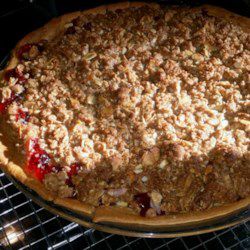 Holiday Cherry Pie Cherry Crumb Pie, Fresh Cherry Pie, Rhubarb Dessert, Cherry Pie Filling Recipes, Cherry Recipes Dessert, Dessert Pie Recipes, Cherry Pie Recipe, Rhubarb Desserts, Rhubarb Cake