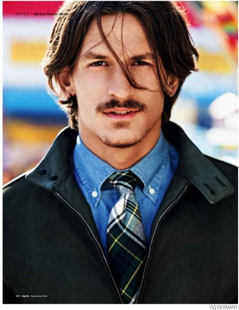 Jarrod Scott Wears Falls Most Desirable Styles for GQ Germanys September 2014 Issue image Jarrod Scott GQ Germany Fashion Editorial 009 800x1040 Jarrod Scott, Germany Fashion, Australian Models, Complete Outfits, Simple Image, Facial Hair, Fall Looks, Rats, Gq