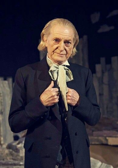 David Bradley played the part of first doctor William Hartnell in the 50th anniversary  program. Happy birthday David 17th April David Bradley, William Hartnell, Mark Gatiss, Tv Doctors, Time Lord, Christopher Eccleston, First Doctor, Time Pictures, Wibbly Wobbly Timey Wimey Stuff