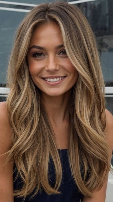 Hair Inspo Color Caramel, Caramel With Money Piece, Low Maintenance Caramel Hair, Bronde Balayage Low Maintenance, Blond Balayage On Brunette Hair, Balayage Brunette To Blonde Caramel, Highlights For Caramel Hair, Caramel Hair Blonde Money Piece, Caramel Blonde Balayage With Money Piece