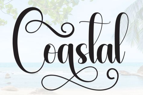 Coastal is a sweet and friendly handwritten display font. Cute and fun, this font is ideal for writing wedding invitations, cards, or any other design that might need a fun touch! Try before you buy Coastal font for iOS, Android, macOS, or Windows for free, or you can download the full version with a commercial […] The post Coastal Font appeared first on FreeFontDL. How To Write Wedding Invitations, Font Cute, Commercial Fonts, Font Types, Display Font, Elegant Invitations, Script Fonts, Script Font, Ios