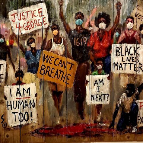 Cynthia Bailey on Instagram: “#repost @tellisfineart ・・・ LIKE & SHARE please...🙏🏾 Art, Protest & Social Activism. Support change that is constructive. As an African…” Famous African American Artists, Activism Art, Frank Morrison, Protest Art, African American Culture, Black Artwork, Social Activities, Lithograph Print, African American Art