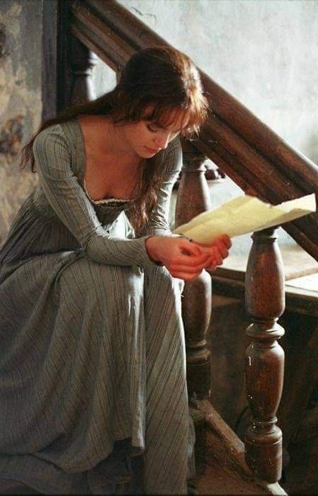 Pride And Prejudice, A Book, A Woman, Stairs, Reading