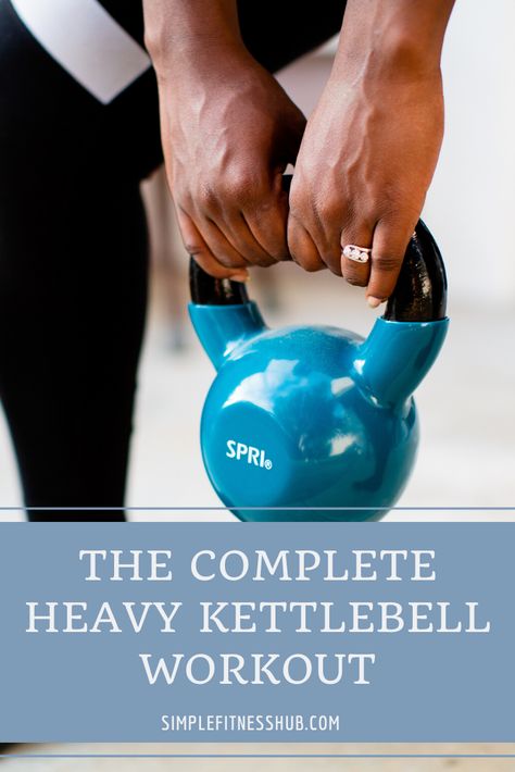 Heavy Kettlebell Exercises, Heavy Kettlebell Workout, Kettle Bell Workout Men, Exercise Kettlebell, Tricep Workouts, Kettlebell Routines, Kettle Bell Workouts, Full Body Kettlebell, Lose Arm Fat Fast