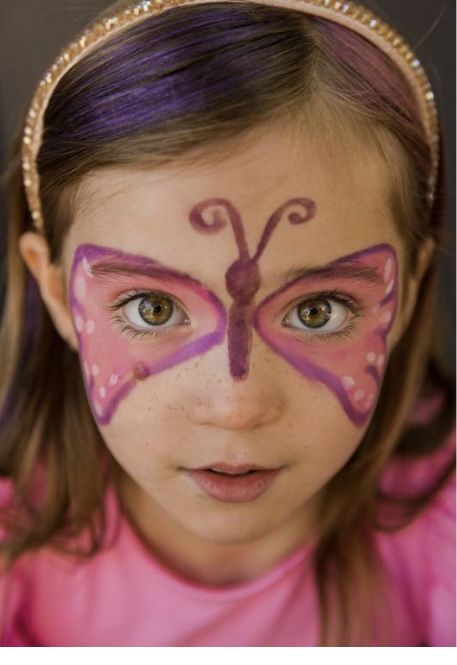 Earth Face Painting, Face Painting For Kids, Butterfly Face Paint, Kids Face Painting, Face Painting Tutorials, Face Paint Kit, Butterfly Face, Fairy Butterfly, Kids Face Paint