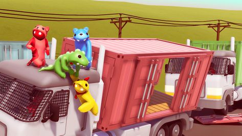 Gang Beasts Wallpaper, Gang Beasts Art, Gang Beasts, Mean Streets, Xbox One Console, Sea Wallpaper, Fun Party Games, Game Dev, Game Pictures