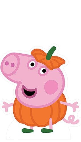 George Pig Peppa Pig Halloween Lifesize Cardboard Cutout 54cm Peppa Halloween, Peppa Pig Halloween, Peppa Pig Drawing, Peppa Pig Stickers, Heo Peppa, Peppa Pig Memes, George Peppa, Peppa Pig Cartoon, Colour Numbers