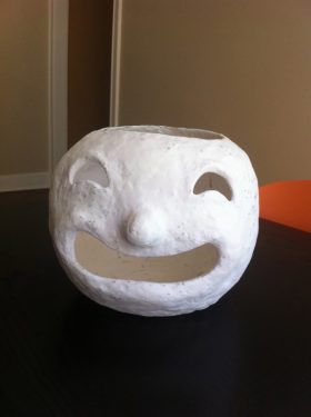 Paper Mache Pumpkin Head, Paper Mache Ghost, Paper Mache Jack O Lantern, Vintage Halloween Crafts, Paper Mache Halloween, Pumpkins Crafts, Fall Primitives, Nostalgic Halloween, Diy Pumpkins