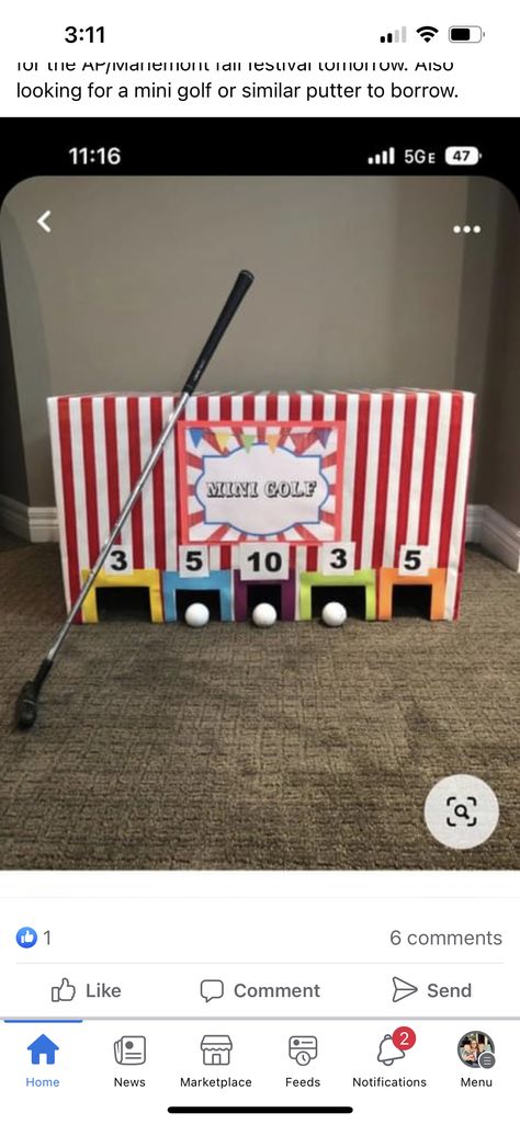 Mini Carnival Games, Golf Carnival Game, Mini Golf Classroom, Mini Carnival Games Booth Ideas, Fall Festival Games Golf, Mini Golf Carnival Game, Carnival Mini Golf, Library Mini Golf, Guessing Booth Carnival Game