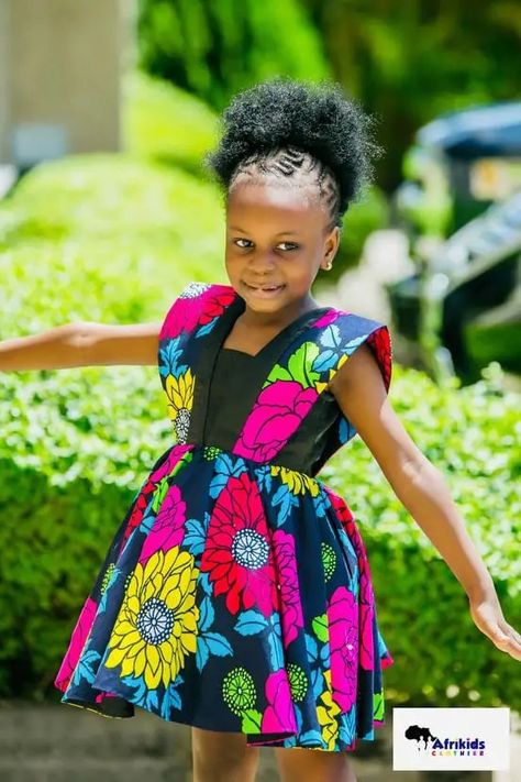 Ankara Dress For Kids, Children Ankara Gowns, Baby African Clothes, African Kids Clothes, Ankara Styles For Kids, Stylish Baby Girl Outfits, Styles For Kids, African Dresses For Kids, African Fashion Skirts