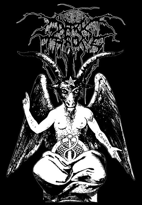 Darkthrone Baphomet Alt Posters, Battle Jackets, Black And White Crop Tops, Black Metal Art, Heavy Metal Art, Extreme Metal, Band Wallpapers, Metal Albums, Music Images