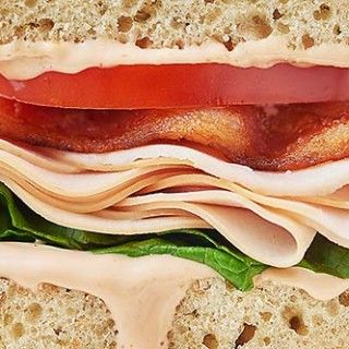 Turkey Bacon Bravo: Panera Copycat Recipe Bacon Turkey Bravo, Panera Copycat, Brine Recipe, Gourmet Sandwiches, Hot Sandwich, Smoked Gouda, Special Sauce, Sliced Turkey, Tomato And Cheese