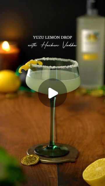 Haiken Vodka on Instagram: "A delicious Lemon Drop with Haiken Yuzu!! 2oz Haiken Yuzu  1/2oz orange liqueur  1/2oz simple syrup  1oz lemon juice Ice, shake, pour… Enjoy!! #haiken #haikenvodka #vodka #mixology #drinks #cocktails #lemondrop" Mixology Drinks, Orange Liqueur, Juice Ice, Fall Cocktails, Lemon Drop, Drinks Cocktails, Simple Syrup, Mixology, Liqueur